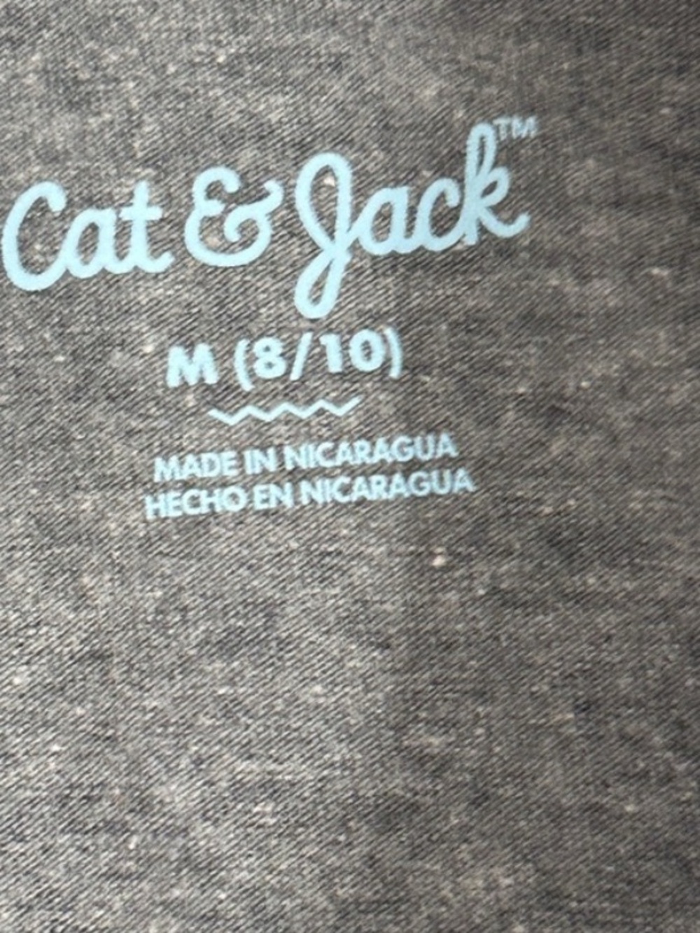 Cat & Jack long sleeve graphic t-shirt size M 8/10 boys NWOT - Picture 3 of 5